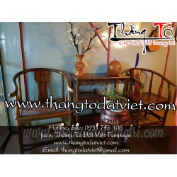 cho thuê bàn ghế xưa